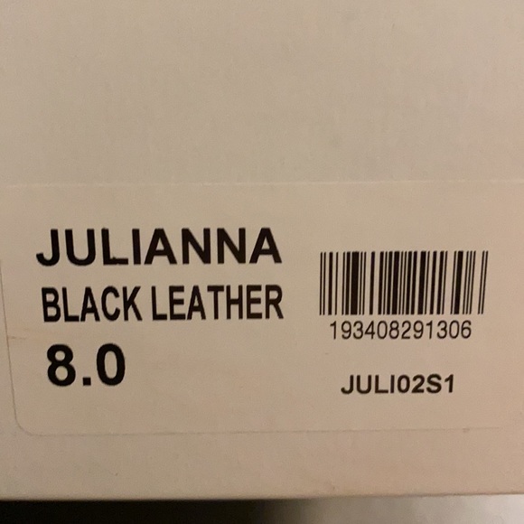 Steve Madden Julianna Black Platform Sandal - Picture 4 of 4